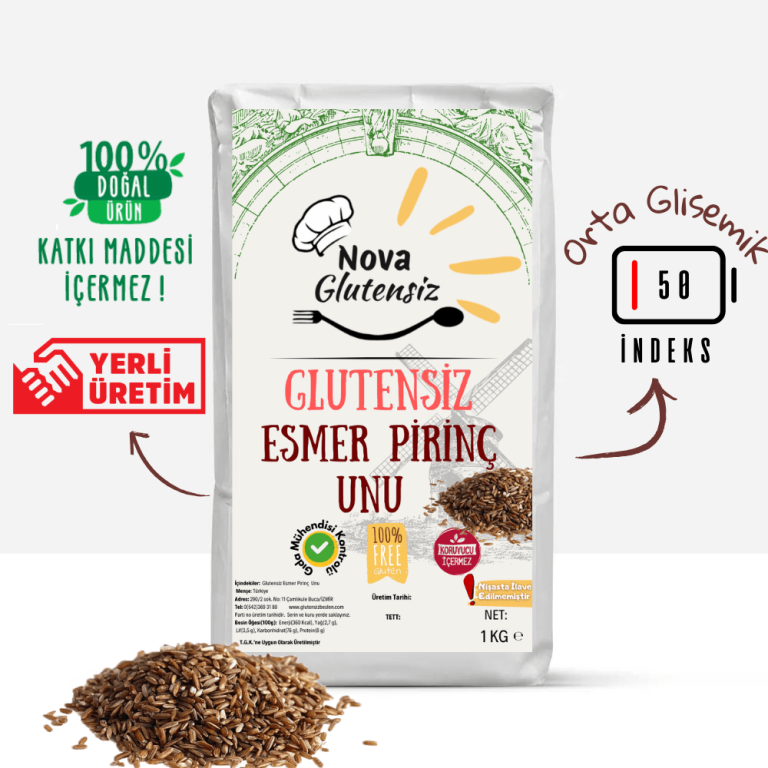 Glutensiz Esmer (Kepekli) Pirinç Unu